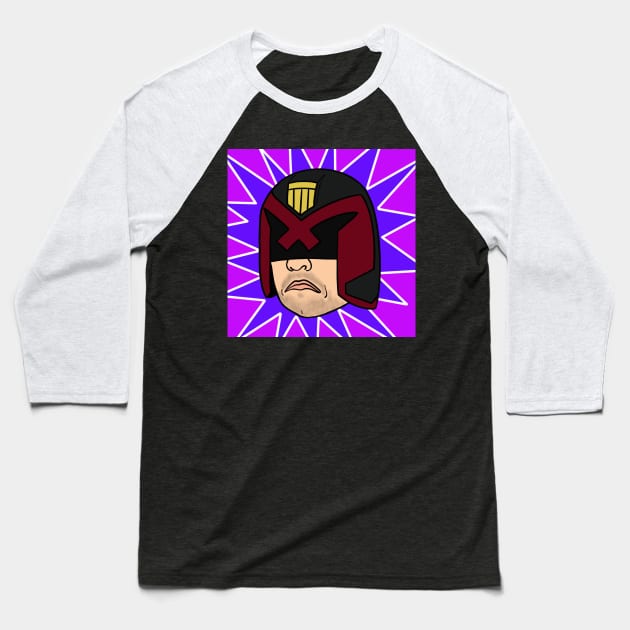 Judge Dredd Baseball T-Shirt by SketchyInkCap